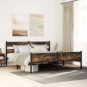 Giroletto senza Materaso in Metallo Rovere Fumo 200x200 cm 3308494