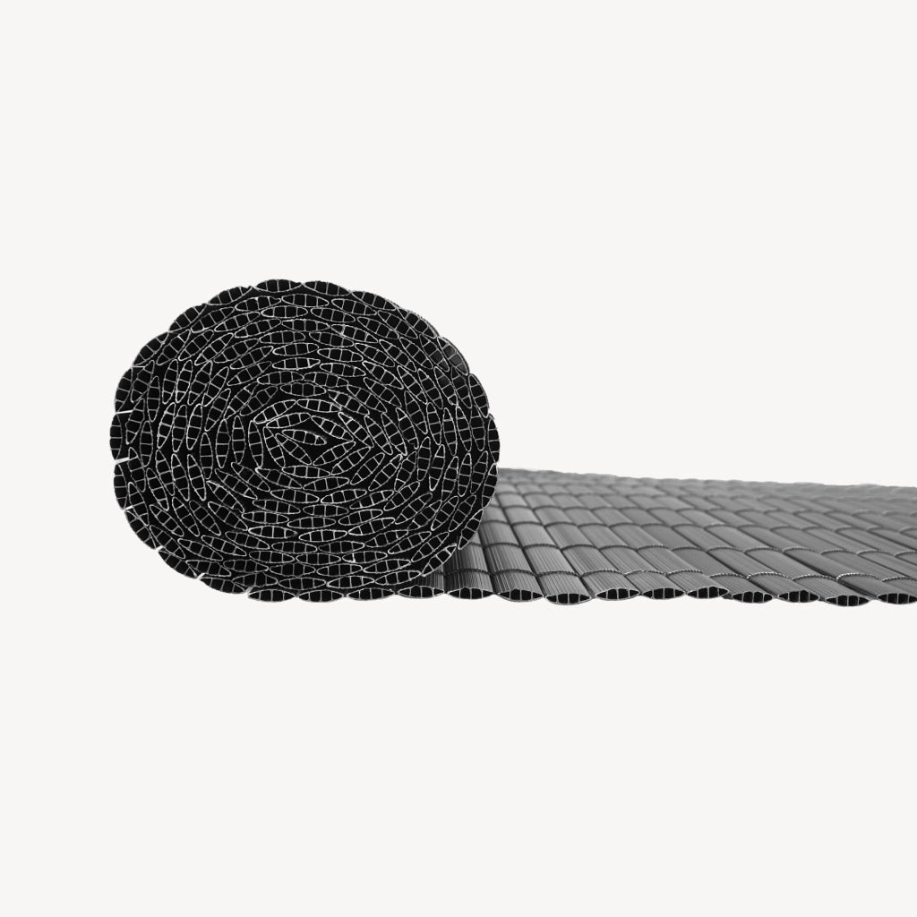 Tappeto Frangivista Cefalu in PVC Schermatura per Recinzione a Lamelle da 16 mm 90 x 300 cm - Antracite casa.pro