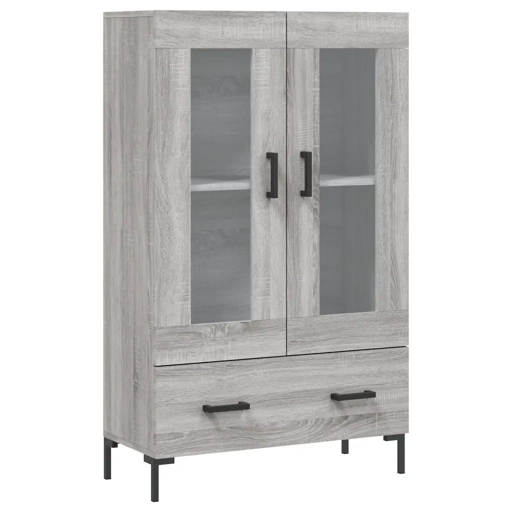 Credenza Grigio Sonoma 69,5x31x115 cm in Legno Multistratocod mxl 80889