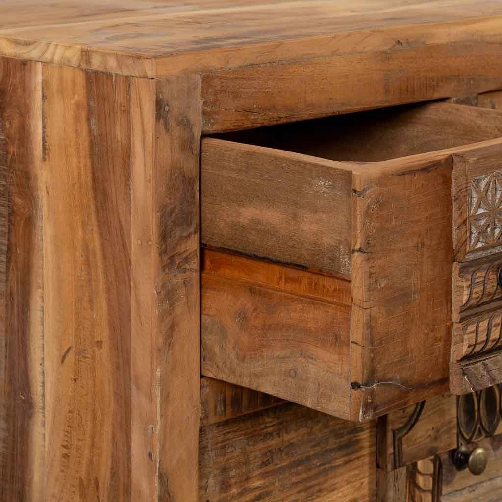 Credenza in legno naturale 150x43x88