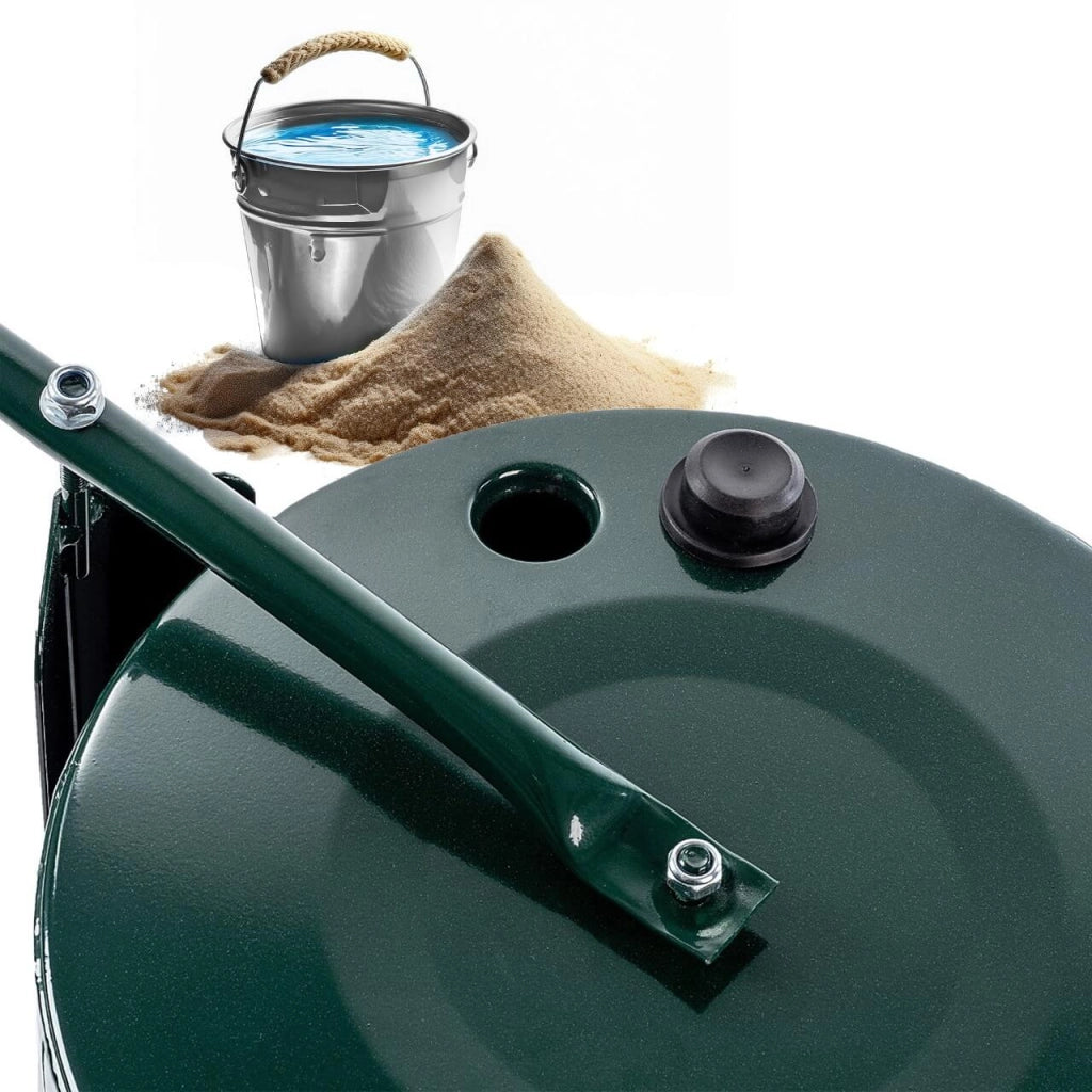 Rullo per erba KADAX 40L, compattatore per terreno in metallo per prato e giardino, 50 cm