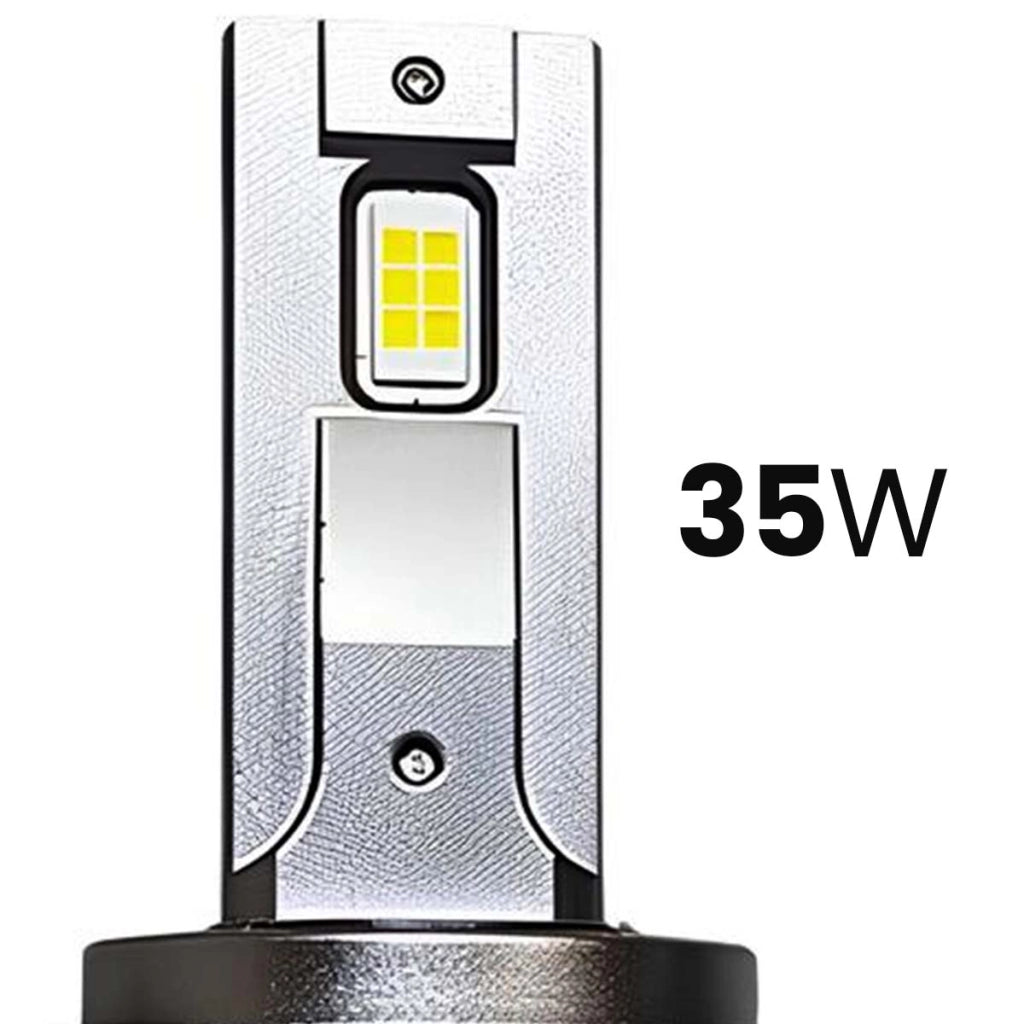 Lotto di 2 lampadine LED 35W C11 con attacco H11 Plug and Play per Fari Auto Nero Avizar