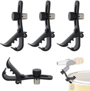 Clip per microfono a tamburo resistente allo shock - 4 pezzi - progettato in modo flessibile - adatto per strumenti a percussione - holder per microfono