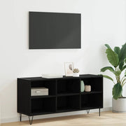 Mobile TV Rovere Nero 103,5 x 30 x 50 cm Legno multistrato 881925