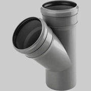 BRAGA UGUALE PP-HTS GEBERIT - DM 50-50 45  ° - 20 pezzi - GEBERIT