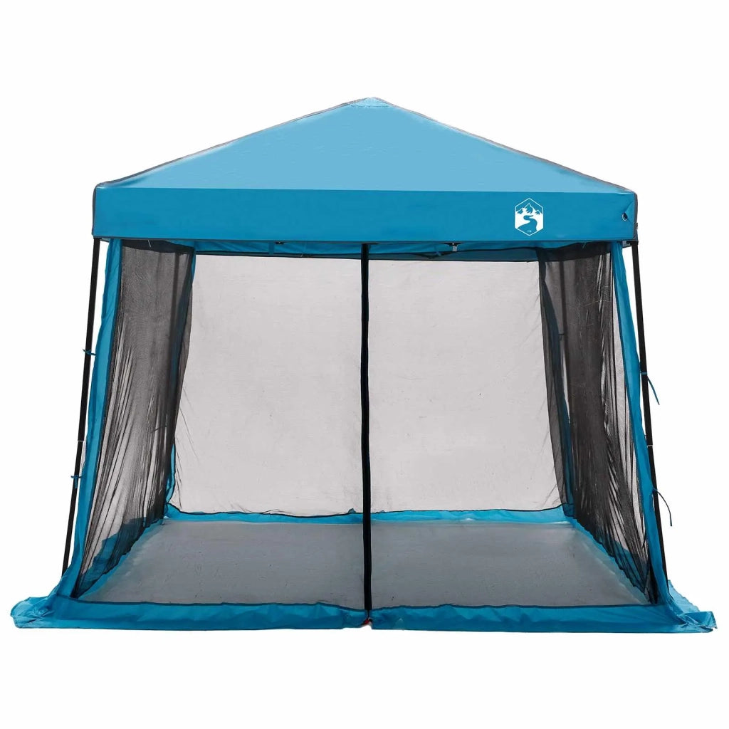 Set di Tende da Campeggio con tetto 2 pcs Blu Taffeta e Tessuto 3337170