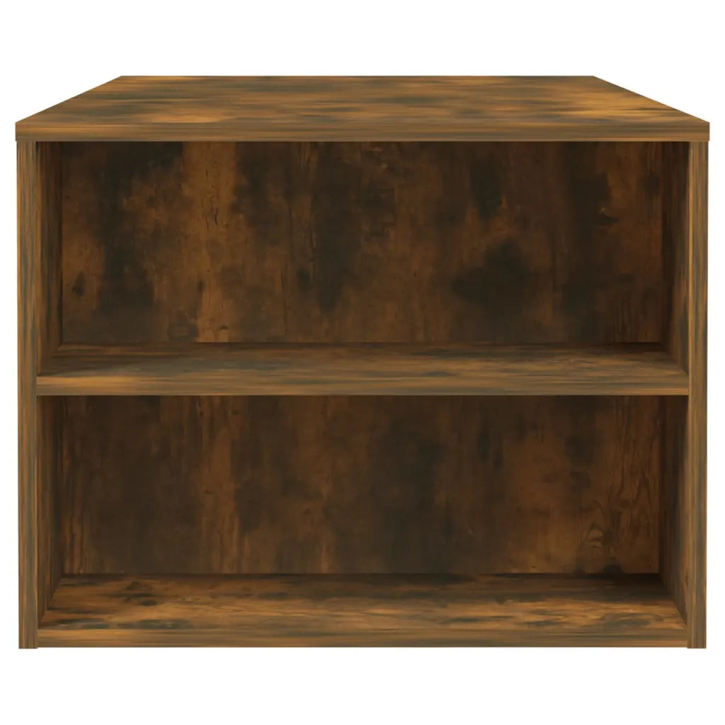 Tavolino da Salotto Rovere Fumo 102x55x42 cm Legno Multistrato cod mxl 21093