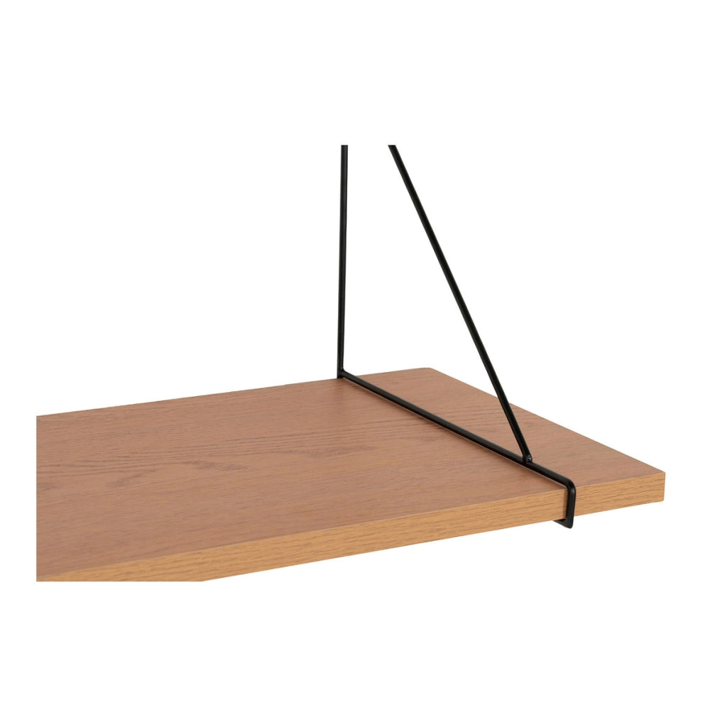 Mensola Chiba, Marrone, Truciolare Melaminico, 29x120x31 cm