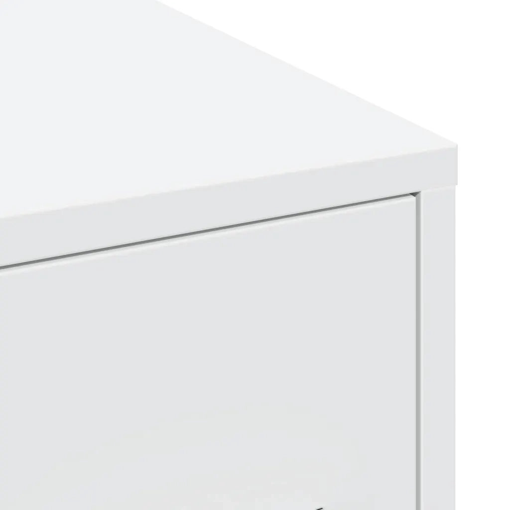 Armadietto da Bagno Stretto con Ruote Bianco in Truciolato 855277