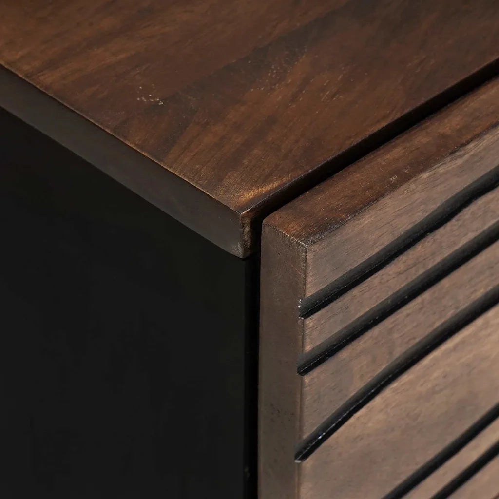 Armadio da Notte Noce 50 x 33 x 62 cm Legno massello di acacia 4018017