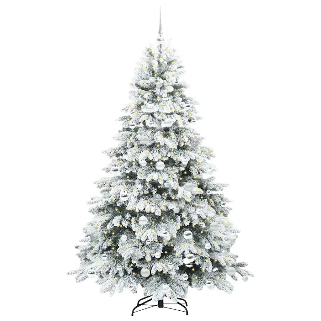 Albero di Natale artificiale con 300 LED Bianco 180 cm PE e PVC 3397619