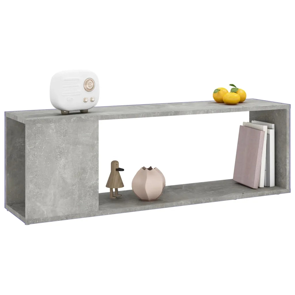 Mobile TV Grigio Cemento 100x24x32 cm in Truciolato 809165