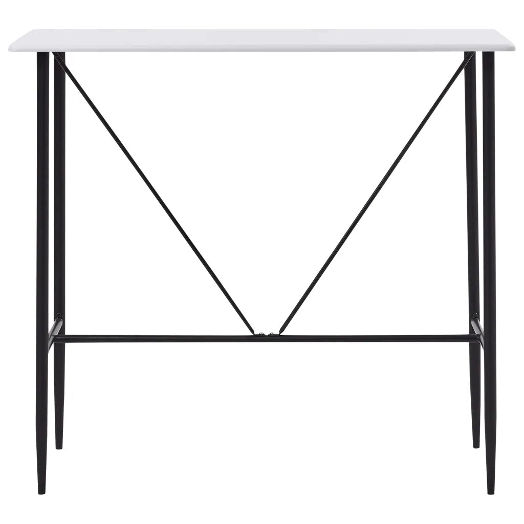 Tavolo da Bar Bianco 120x60x110 cm in MDF cod mxl 6807