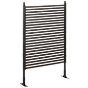 Recinzione da Giardino in Acciaio ¨C zephmum ¨C Marrone 93x22x150 cm