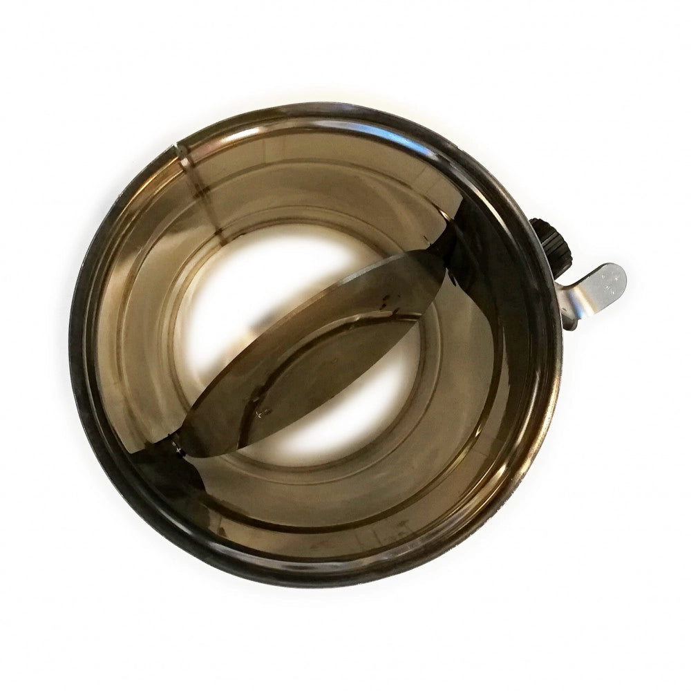 Manicotto mf inox air aisi 304 da 180mm con valvola manuale e chiusura quasi totale