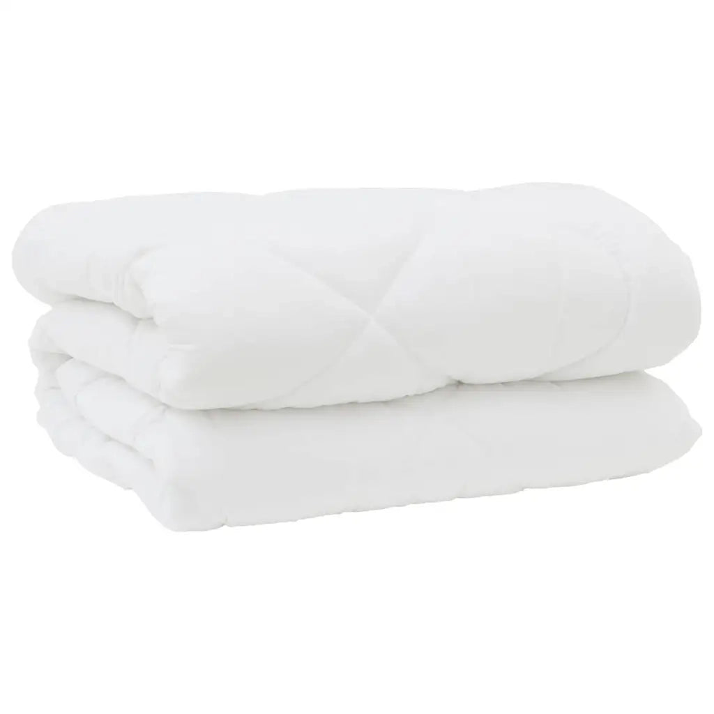 vidaXL Piumone Altro con cuscino 3 pcs Bianco 260 x 220 cm Microfibra