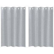 Tenda in Velo 2 pz Grigio scuro 140 x 140 cm Poliestere