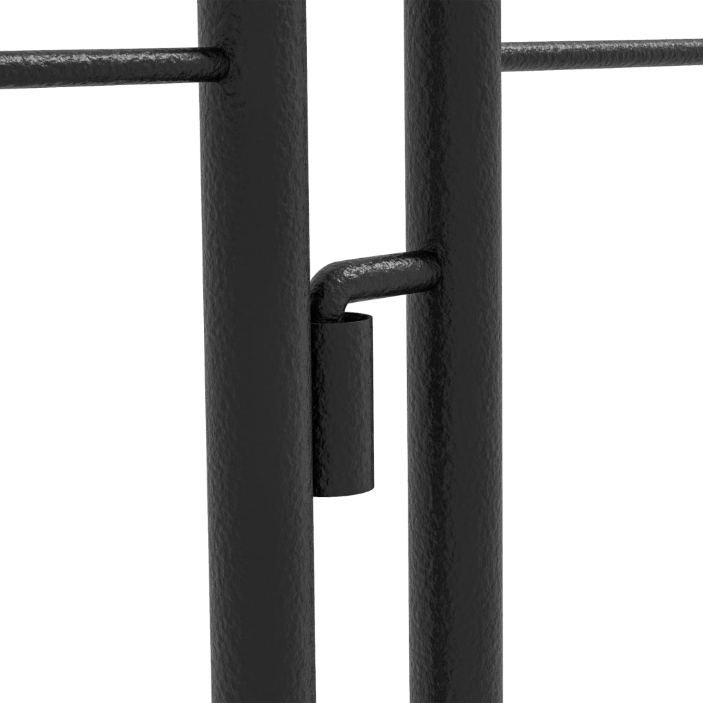 Griglia per piante rampicanti ¨C zephmum ¨C 50x180 cm nero acciaio