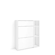Scarpiera Ingresso, 90x27x102cm, 10 paia di scarpe, Armadio, Bianco