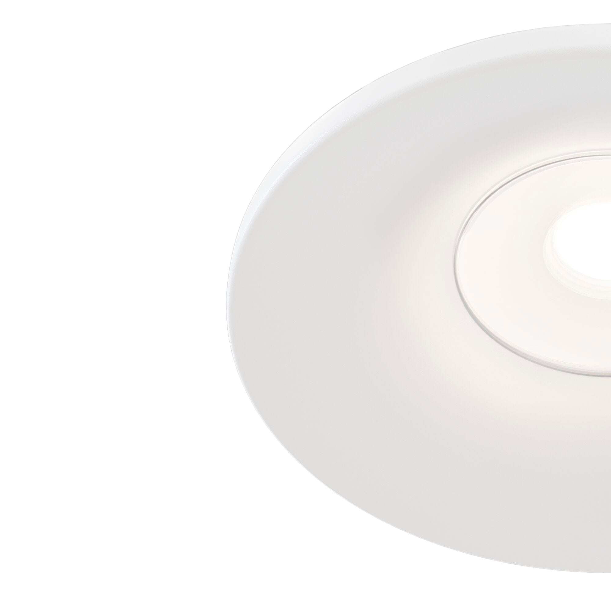 Faretto da incasso Downlight in Alluminio Barret Bianco