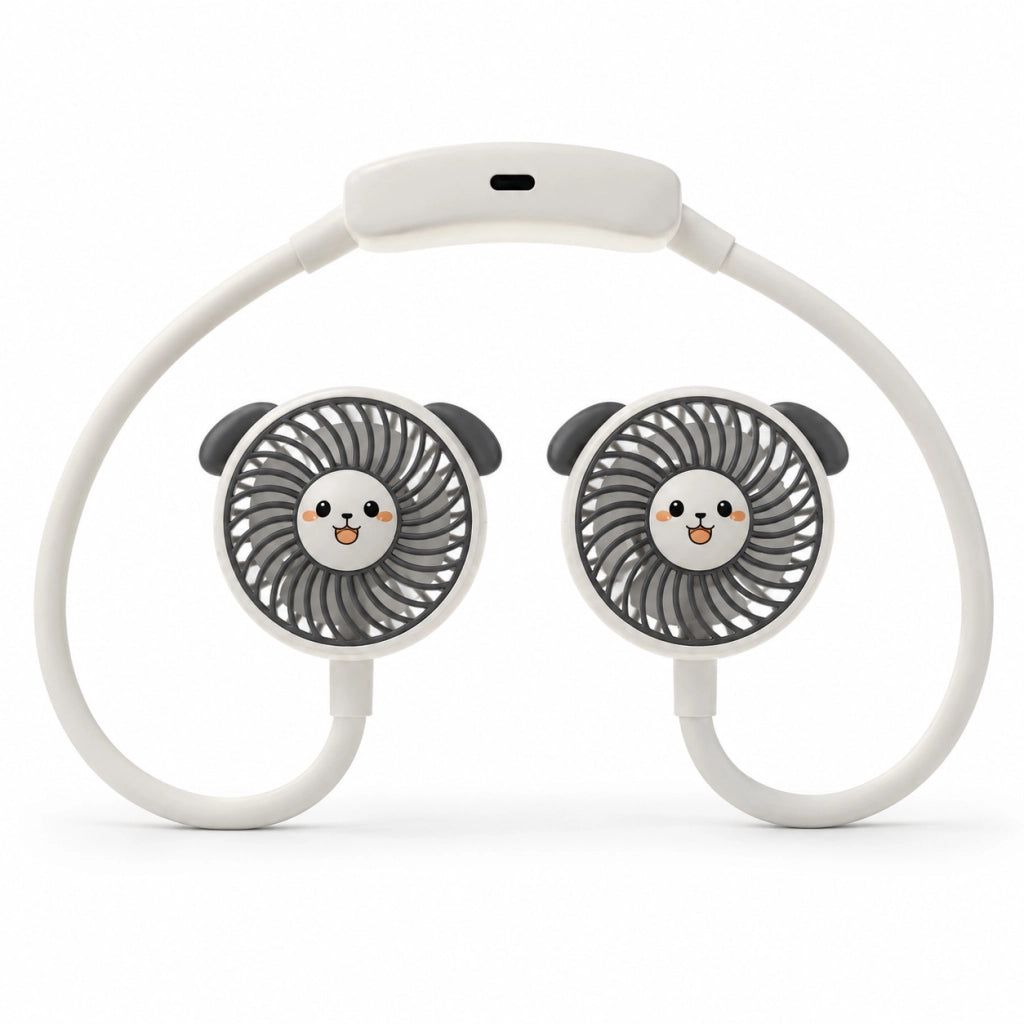 VENTILATORE COLLO SENZA PALE PORTATILE RICARICABILE SPORT 3 VELOCITÀ AS-07113
