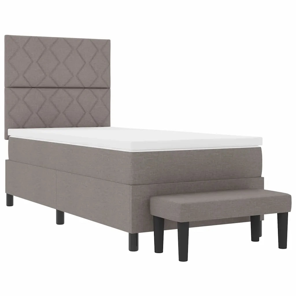 Letto a molle con materasso Talpa 90 x 200 cm Tessuto 3344118