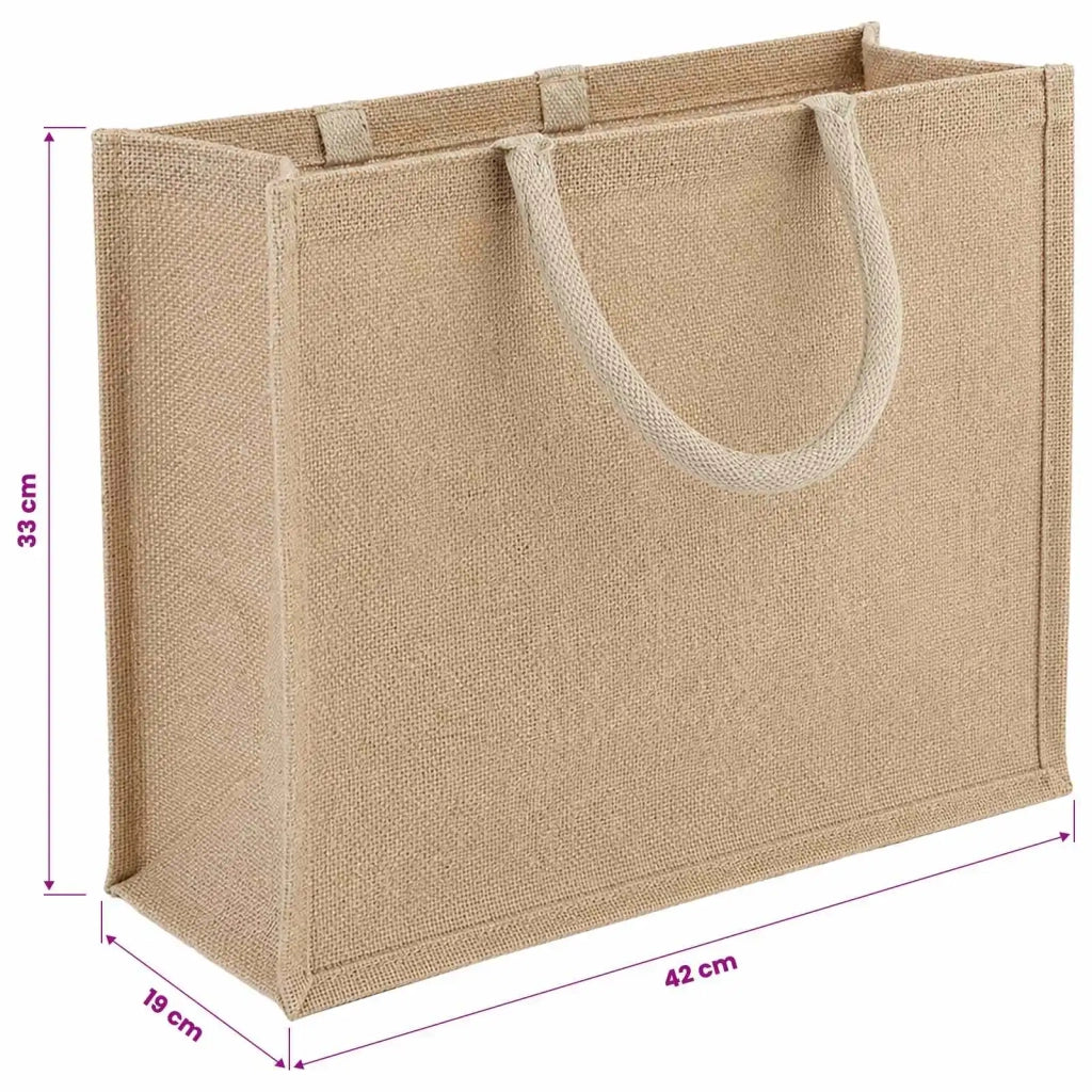 Borse in juta 10 pcs Naturale 42 x 33 x 19 cm 100% Juta Tossa 42012276