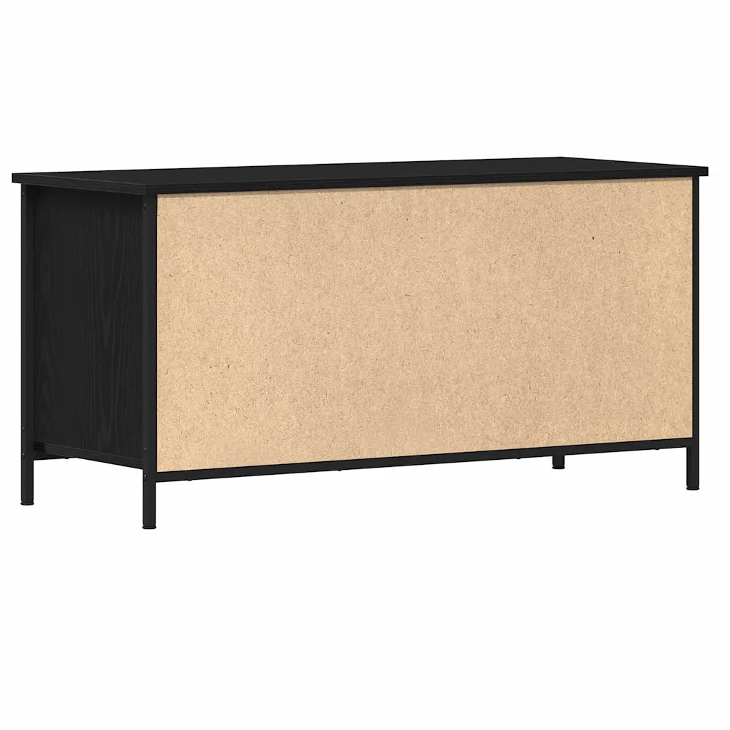 Mobile TV 100 x 40 x 50 cm Rovere nero Legno ingegnerizzato 862141