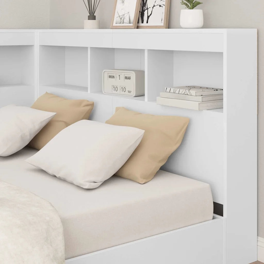 Testiera | Testata contenitore Bianco 120 cm Legno multistrato