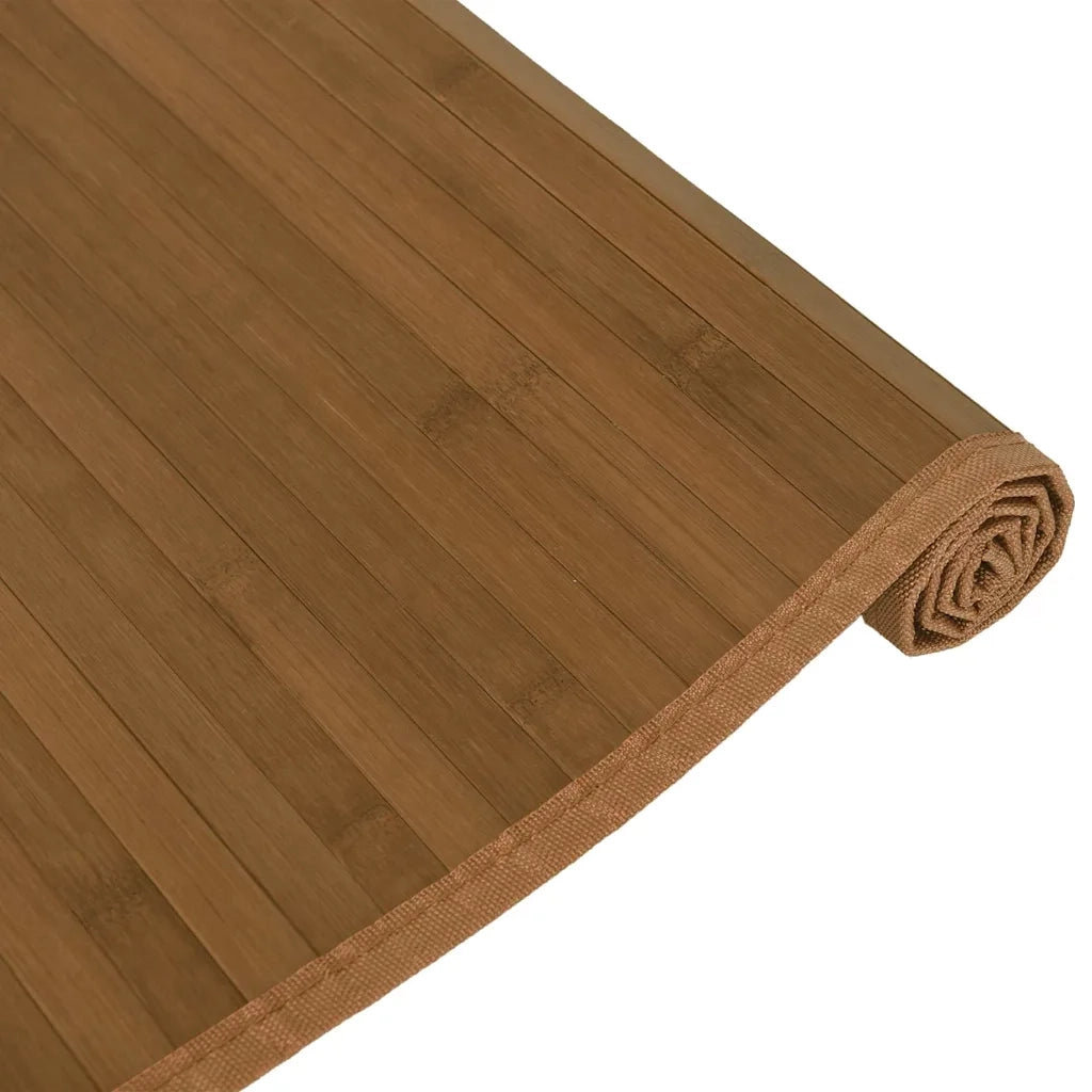 Tappeto Rettangolare Marrone 80x100 cm in BambÃ¹