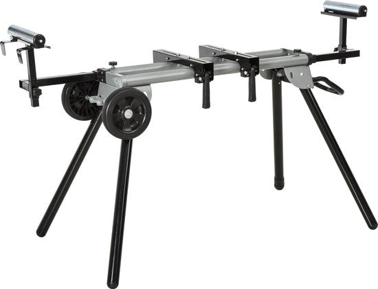 Tavolo di lavoro per seghe a freccetta in acciaio, dimensioni 123,5 · 245 cm, modello B40-025