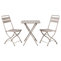 Set Tavolino e 2 Sedie Pieghevoli da Giardino Mia Talpa