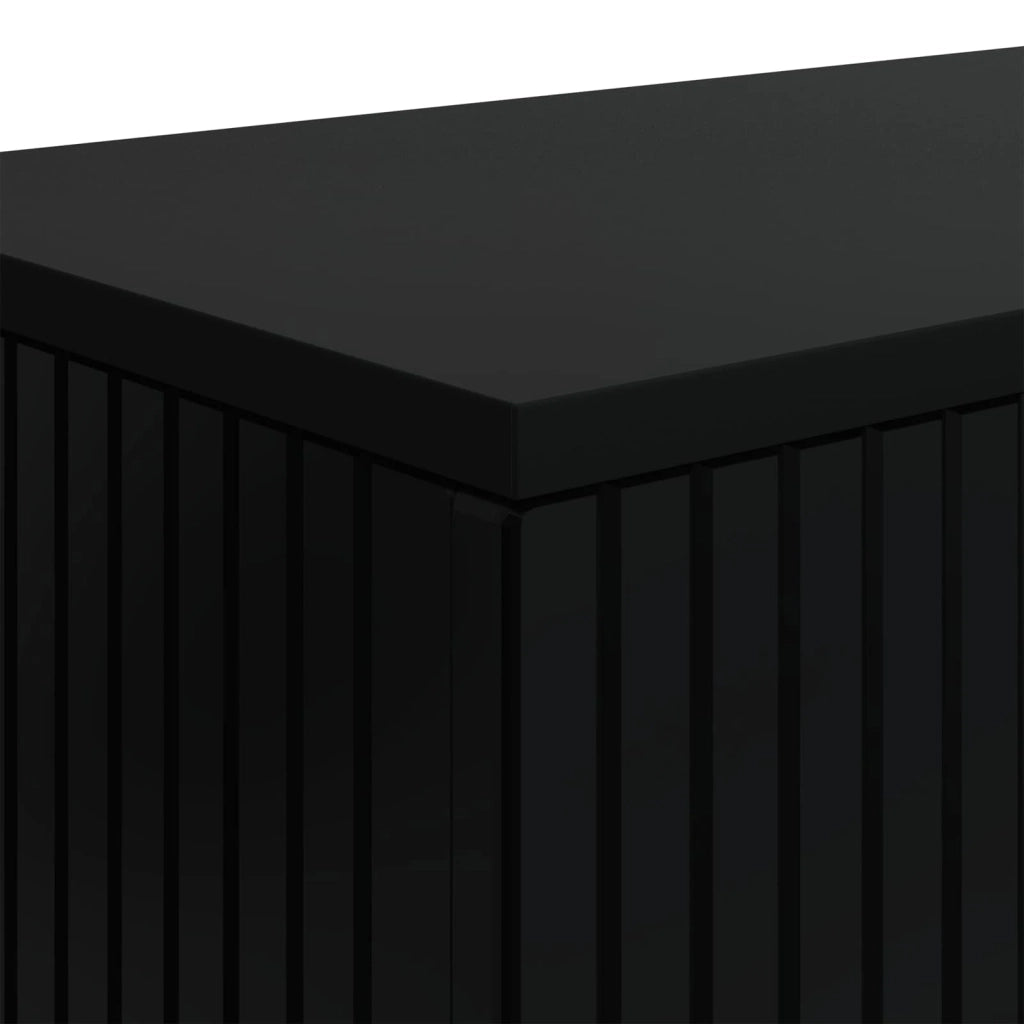Tavolo consolle Nero 101 x 29 x 74 cm Legno ingegnerizzato 899878