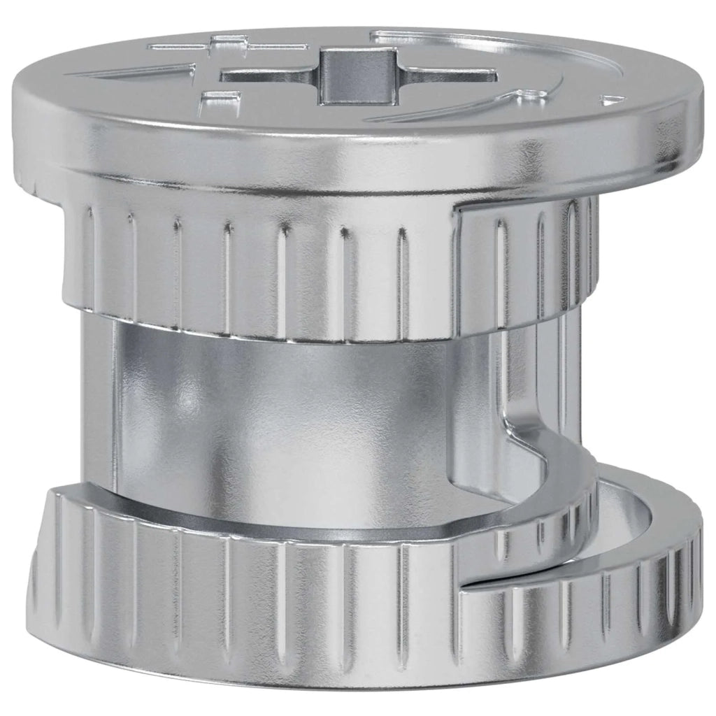 Dadi con bloccaggio a cam 2 pz Argento 15 x 11,5 mm Metallo CFW4622780