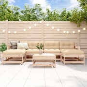 Set Salotto da Giardino 7 pz in Legno Massello di Pinocod mxl 118171