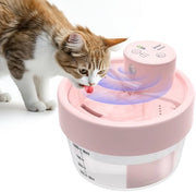 Fonte di acqua per gatti a batteria 2200 mAh con sensore di movimento, fonte di acqua per gatti e piccoli cani ultra silenziosa, 3 posizioni