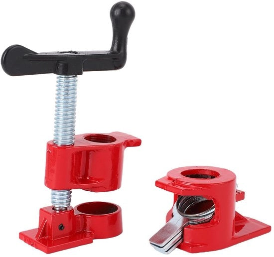 Kit di viti a clip 3/4 pollice - 4 set - Robusto ghisa - Maniglia ergonomico - Clip