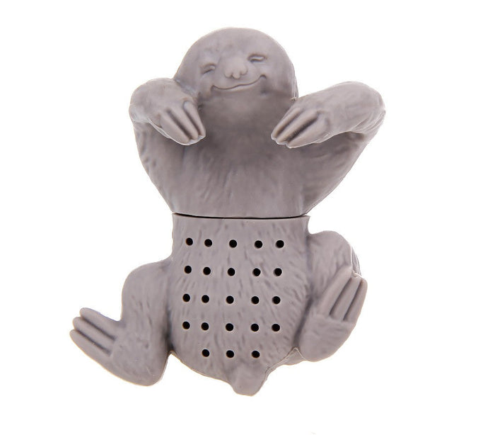 Infusore a forma di Bradipo in plastica siliconata per tisane camomilla