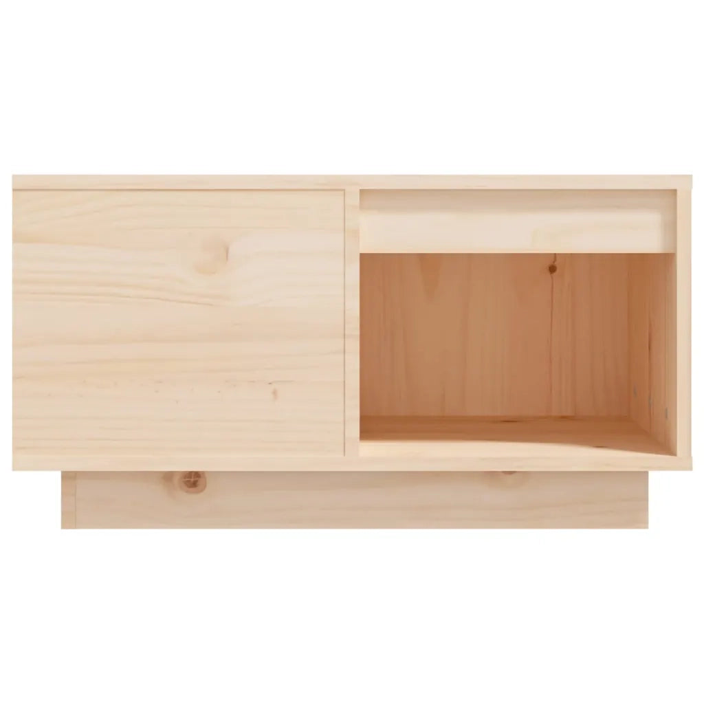 Tavolino da Salotto 60x61x32,5 cm in Legno Massello di Pino 814529