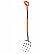 Forca da giardino KADAX a 4 punte in metallo, ergonomica, per fieno e compost, 132 cm