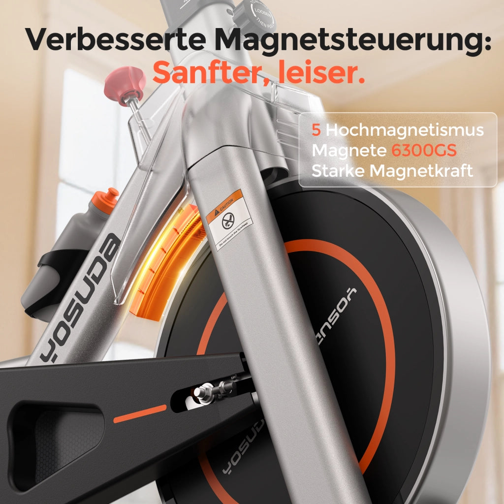 Cyclette Magnetica da Casa YOSUDA ¨C Xylo ¨C Con App e Monitor LCD