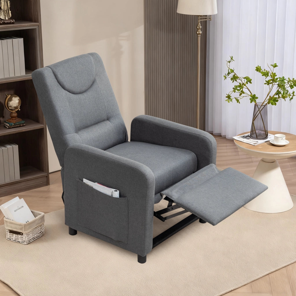 Poltrona Relax Reclinabile ¨C Xylo ¨C Grigio Scuro