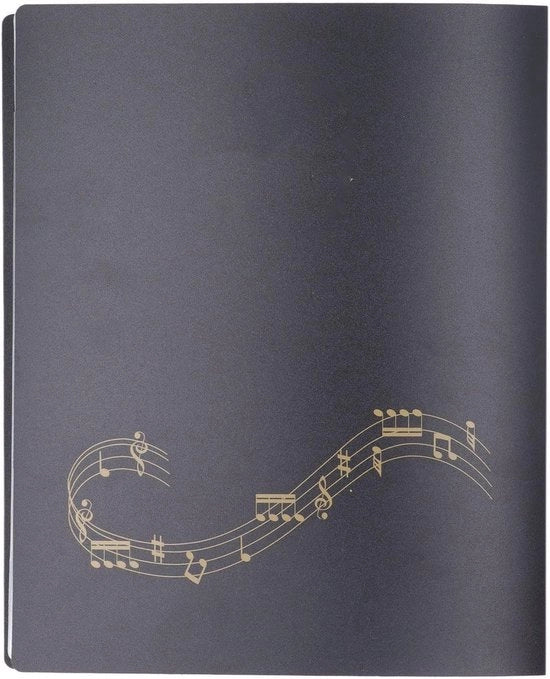 Map per la musica da camera con 60 pagine - Disegno a doppia flessibilità - Mapa per la conservazione - Musica da pianoforte - Per bande e orchestre