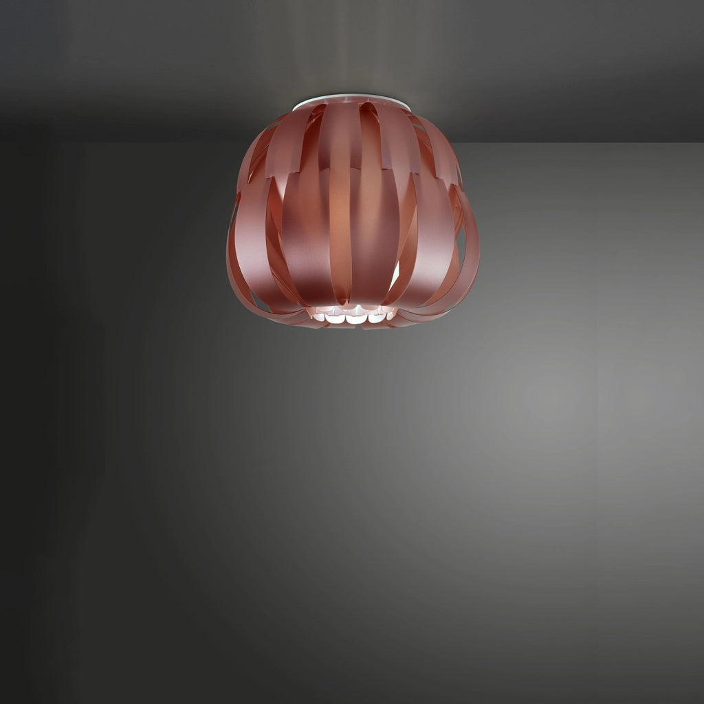 Plafoniera Moderna Queen Polilux ® Pink Metal 1 Luce E27