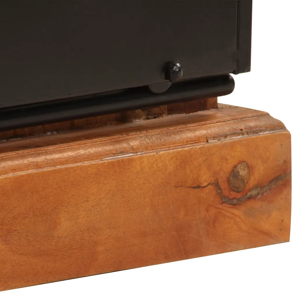 Mobile Porta TV 110x30x45 cm in Legno Massello di Recupero 247328