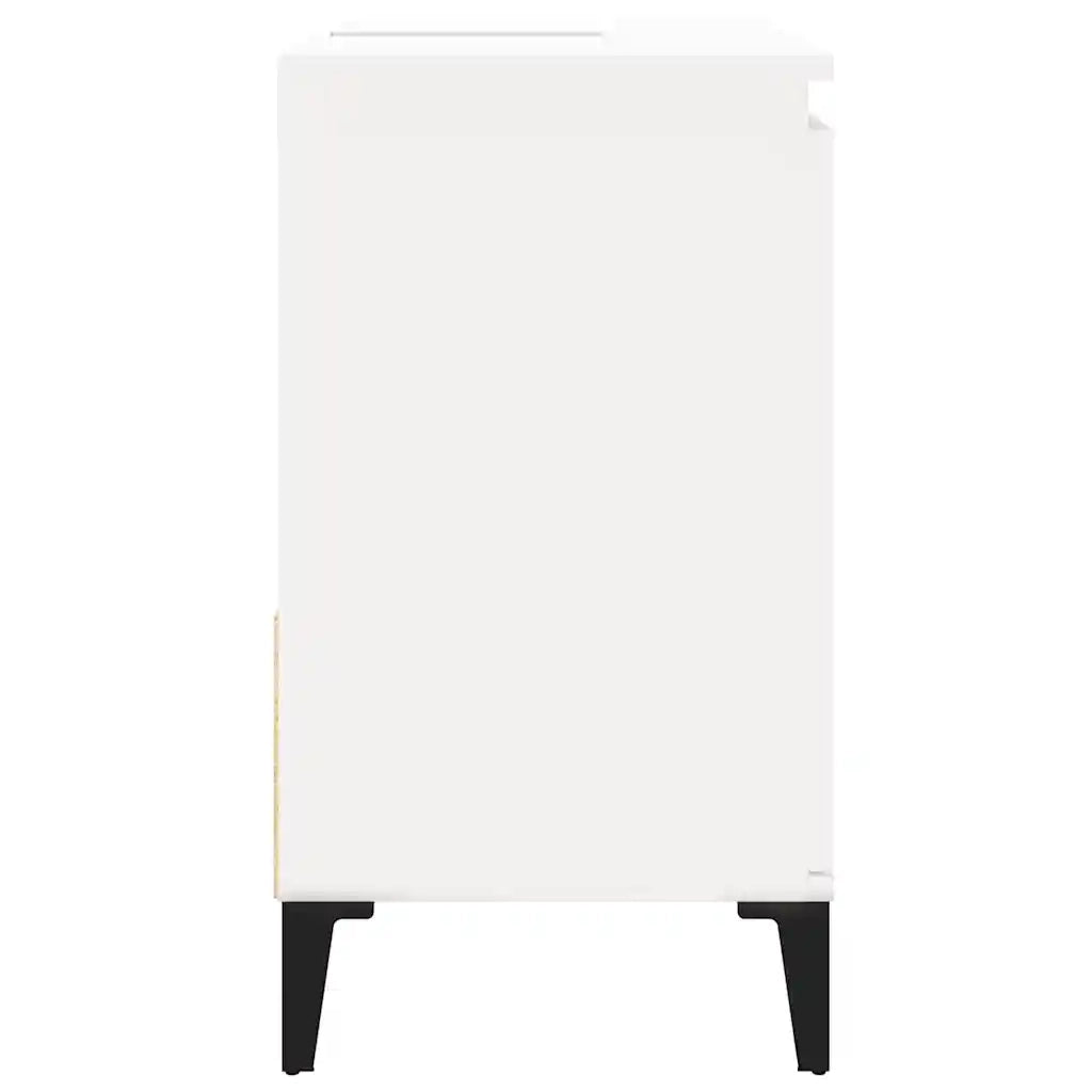 Armadietto da Bagno | Armadio da bagno Bianco 65x33x60 cm in Legno Multistrato