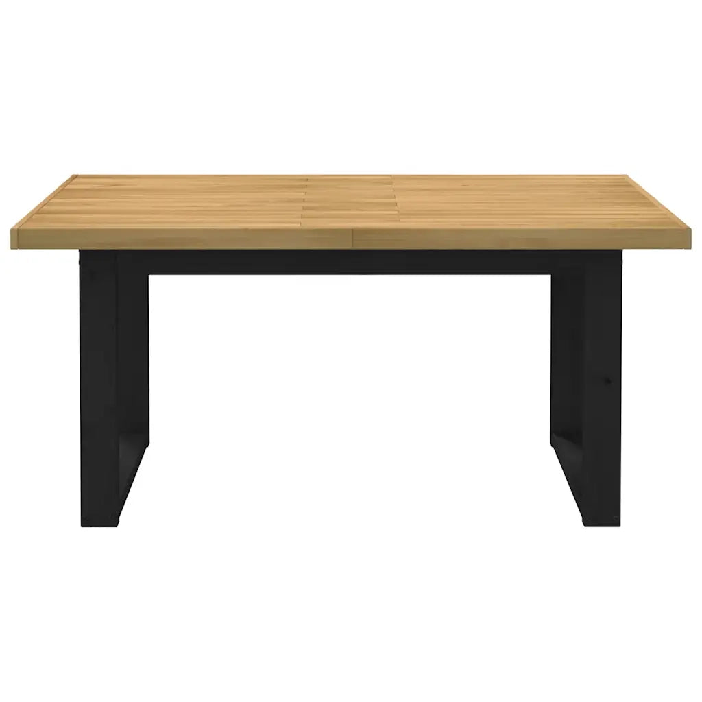 Tavolo Pranzo | Tavolo da cucina NOAIN Gambe a Forma U 160x90x75 cm Legno Massello
