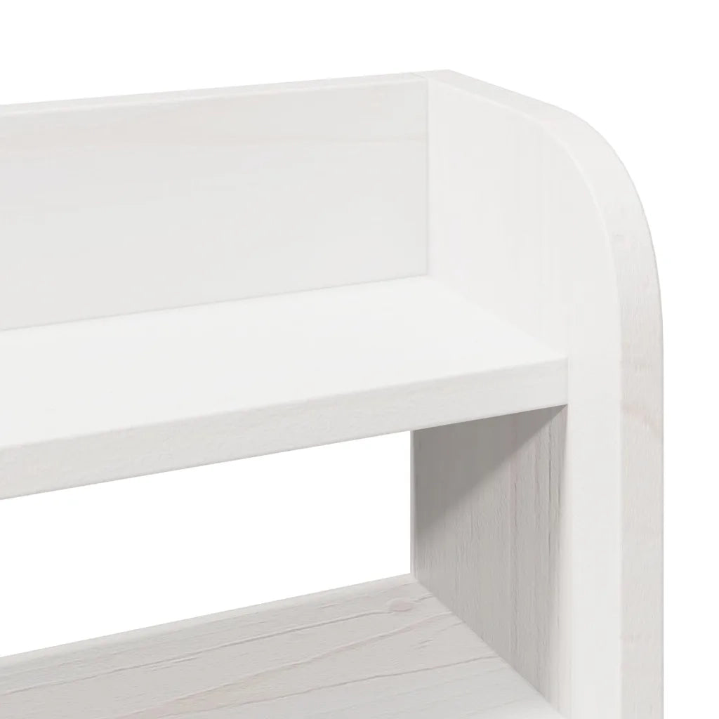 Letto senza Materasso Bianco 180x200 cm Legno Massello di Pino 3306919