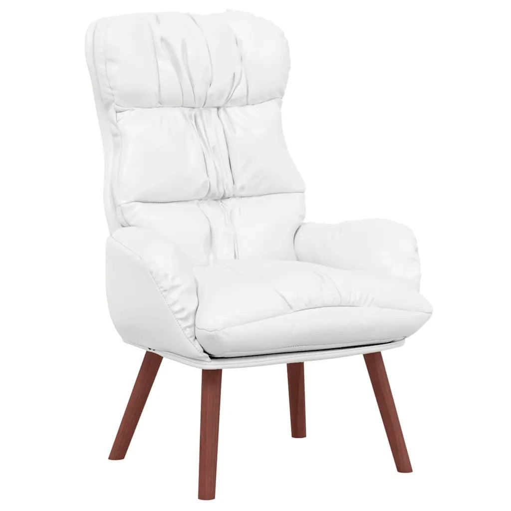 poltrona Bianco 69 x 74 x 93 cm Pelle Artificiale 42001879