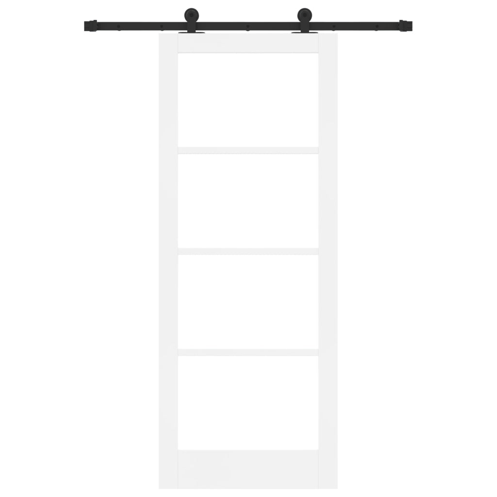 Porta Scorrevole  con Set Hardware "ORKDAL" Bianca 83x211 cm